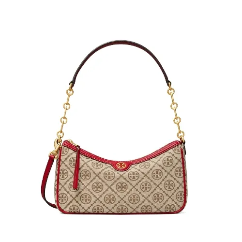 TORY BURCH T MONOGRAM【女神组合】小号提花腋下包