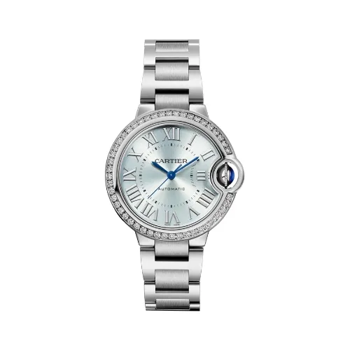 Cartier卡地亚Ballon Bleu de Cartier蓝气球腕表 蓝色表盘 33毫米
