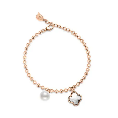 Elegant Freshwater Pearl Bracelet WB00217 | MOTHER OF PEARL