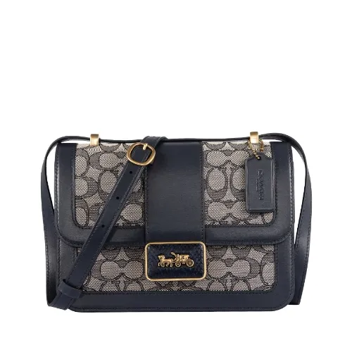 COACH 经典标志提花织物蛇皮细节ALIE单肩包