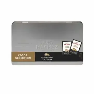 哈骑仕77%黑巧克力铁礼盒