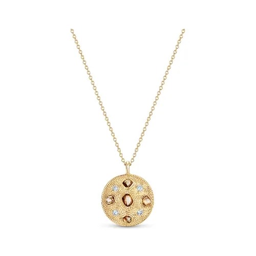 De Beers 戴比尔斯Talisman18K黄金镶钻项链J5DT75Z00Y45