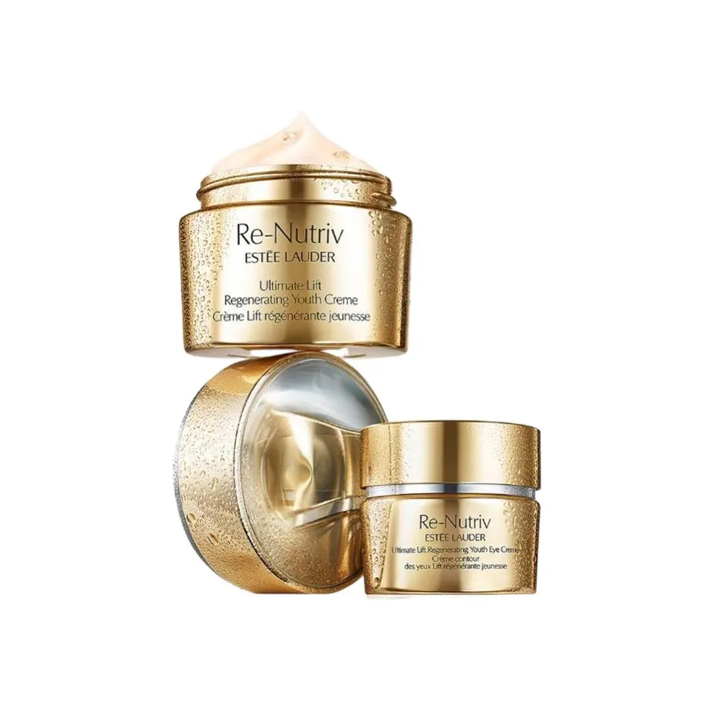 ESTÉE LAUDER 雅诗兰黛 白金花菁萃眼面冻龄套装 白金眼霜15ml+白金面霜50ml