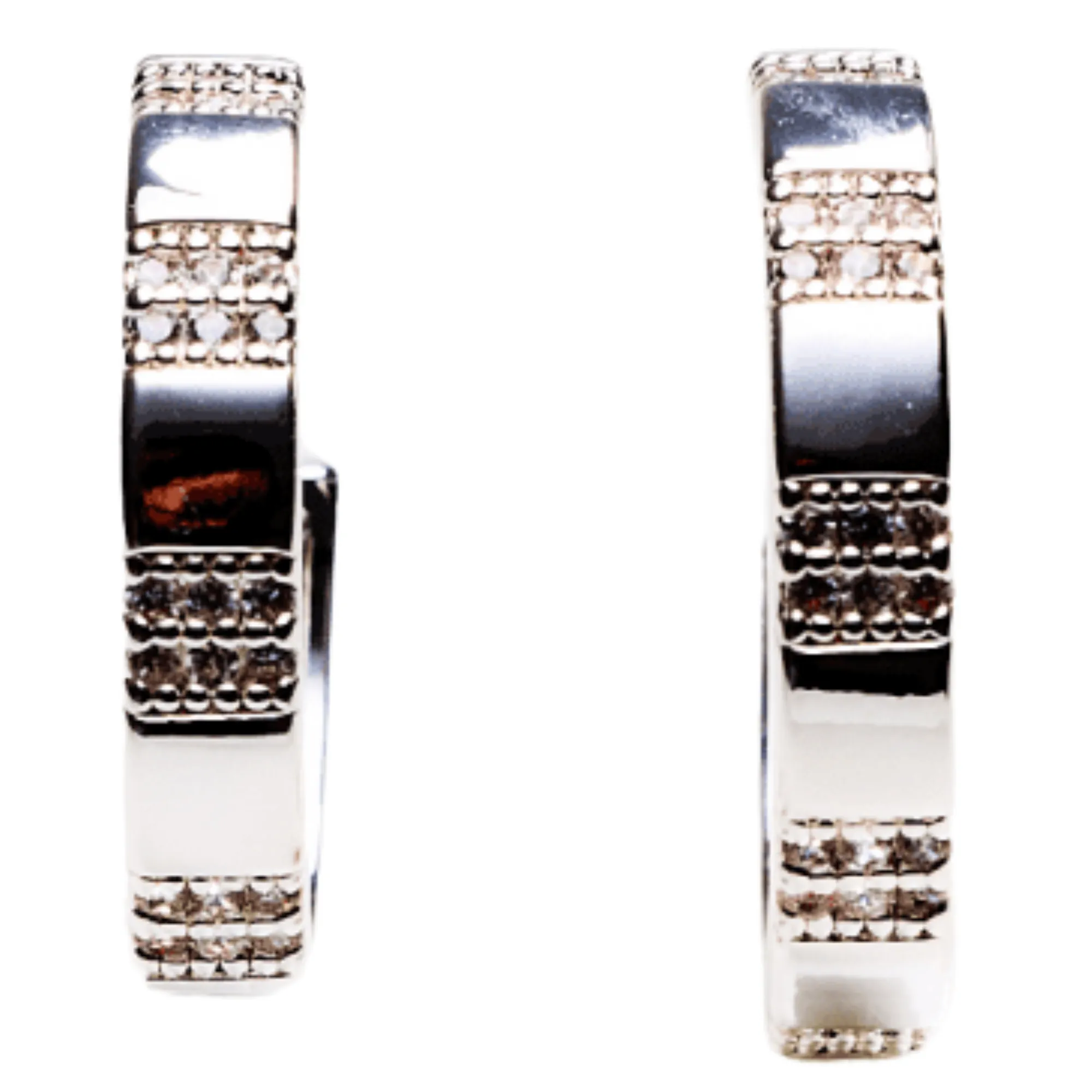 Lean On Me Silver Earrings