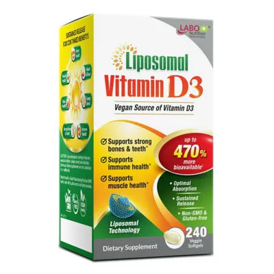 LABO Nutrition Liposomal Vitamin D3 240s