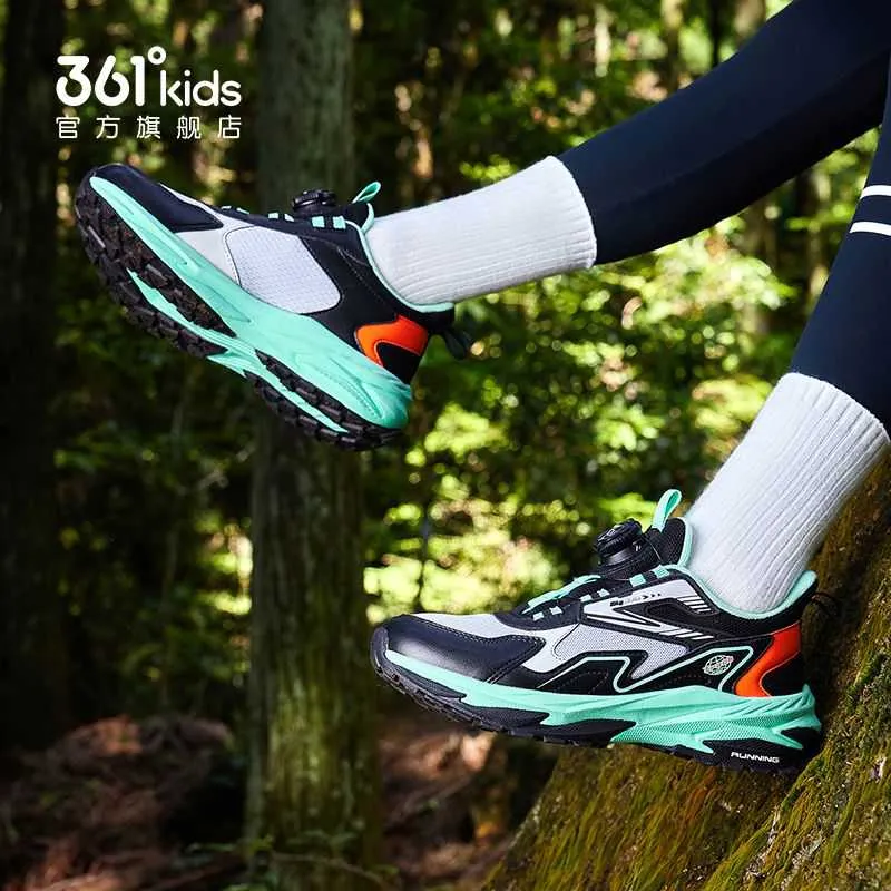 山行|361°度儿童25新款户外登山跑步鞋