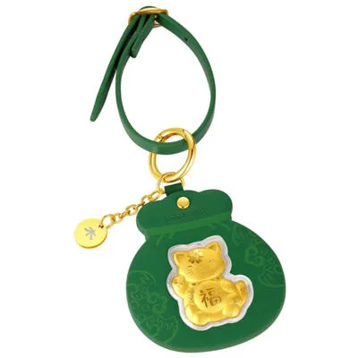 999 Gold 0.1G Wood Prosperity Bag Collectible