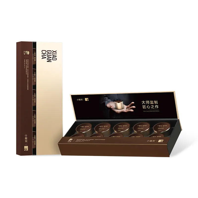 小罐茶大师系列普洱熟茶10罐装（金罐）40g